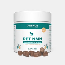 Renue Pets NMN 貓用 壽命保健軟糖 60粒 補充NAD+, 1個