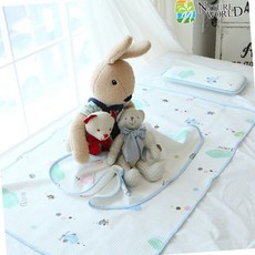 신생아 유아 순면 방수패드 방수요 사계절 방수매트 침구 보호