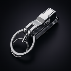 벨트 버클링 골프 버클링 골프용품 키링 키체인, 실버