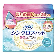 24 [구입 특전 첨부] 소피 싱크로 피트 많은 날의 주간 피스 입 흡수력을