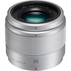 Panasonic Lumix 25mm F1.7 | HH025EK Prime Lens Black Micro 43 Mount Compatible Olympus, 단일 옵션