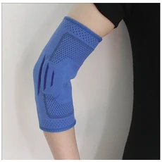 팔꿈치 지원 체육관 스포츠 보호대 패드 슬리브 안전 실리콘, 01 S, 03 Blue