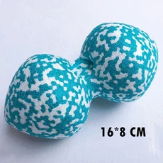 피트니스 볼 고밀도 EPP 땅콩 마사지 경량 백 넥 발 이동성 딥 티슈 근막 릴리스, 라운드 볼 8cm 블랙, 1개