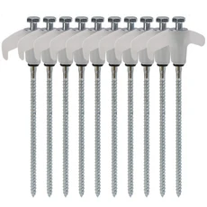 나사 앵커 텐트 말뚝 20cm 탄소강 텐트 못 스파이크 후크 캠핑 텐트 못 나선형 타입 캐노피 말뚝 야외