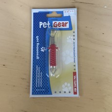 펫기어 벼룩집게 손질용 강아지 고양이 애견관리용품, 1개, 레드