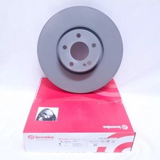 BREMBO 煞車盤 適用 BENZ W205 W213 X253 GLC 前煞車盤, 1個, 09D53113/一組兩片