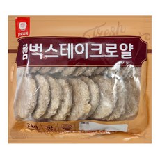 천일 햄벅스테이크로얄 2kg, 1개