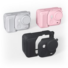 BYJ 인스타360 GO Ultra 고울트라 풀커버 실리콘 케이스, 1개, 핑크