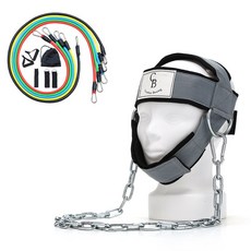 넥스타크 *튜빙밴드 세트 포함(목근육 목디스크 자세교정 거북목교정기 하네스), 그레이, 1개