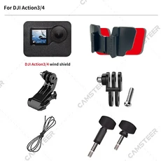 호환SHOEI Neotec 3 GoPro12 11 10 9 DJI Action3/4 Insta360 Ace pro X4 X3 액션 카메라 액세서리용 맞춤, 01 For DJI 3 4 5pro 6