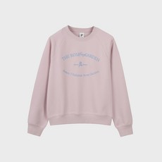 POLHAM 여성) 더블니트 자수 래글런 크롭 맨투맨_PHF1TR2210