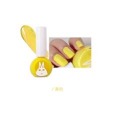 Recipe Box 兒童彩妝禮盒套組 豪華版A 溫和水性指甲油 兒童面膜 腮紅 潔顏慕斯, 1個, 鮮綠色,活力黃