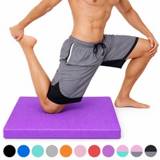 에픽스 두꺼운 데드리프트 밸런스 패드 필라테스 요가 재활 보조매트, 라벤더 퍼플