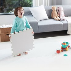 따사룸 유아 아기 층간소음 퍼즐매트 2.5cm 4cm 100*100, 바닐라 아이보리, 1개