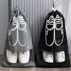 콩군하우스 컬러 신발정리파우치 생활방수, 그레이