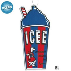 ICEE CUP 思樂冰 AIR FRESHENER 海洋香調 香片 (1入) 吊卡 化學原宿, 1個, ICEE CUP 海洋香調