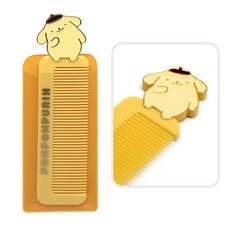 산리오 콤팩트 휴대용 일자빗 폼폼푸린(877433), 1개