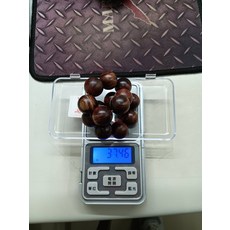 天然木紋木珠手珠, 1, 1個