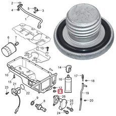AVEO T300 Cruze J300 Orlando TRAX NEMO Ford KA 자동차 엔진 오일 드레인 섬프 플러그 볼트 M14X1 5 나사 교체 부품, M14x1.5, 1개