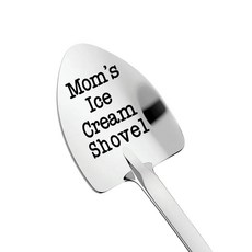 엄마를 위한 크리스마스 선물 딸 아들이 주는 생일 엄마의 아이스크림 삽 스푼 여성용 엄마 엄마 애호가를 각인 선물, 엄마를 위한 크리스마스 선물, 딸 아들이 주는 생일 엄