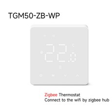 Tuya WiFi 온수 시스템 스마트 Zigbee 온도 조절기 중앙 난방 유선 허브 컨트롤러 액추에이터 Alexa Google 홈과 함께 작동, 1개