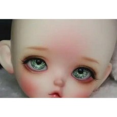 구체관절인형 BJD 교체안구 인형눈알 컬러렌즈 아크릴인형안구, 14mm, 1개, B. green