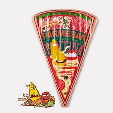 아트박스/엠에스코퍼레이션 라바 아일랜드 물놀이 튜브 에어매트 피자, 1개, 상세페이지 참조