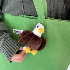 몽글몽글 새 봉제 인형 키링 3종, 1개, 독수리, 14cm