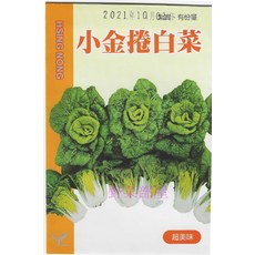 G09 小金捲白菜種子 中包裝 包心白菜 紮實有份量, 1包
