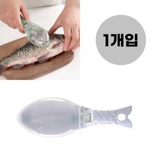 픽앤딜 생선 비늘 제거기 다용도 칼 비늘치기, 1개, 화이트