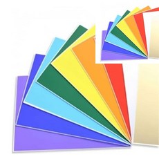 삼땨 단면칼라보드롱 4절 연 분홍 450x600mm 컬러보드롱 폼보드 어린이집여름환경판