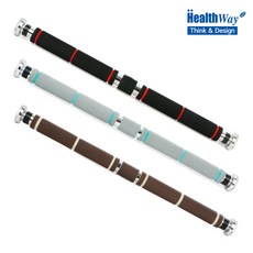 [헬스웨이] 스터디 턱걸이 실내문틀철봉 100S, 블랙, 1개