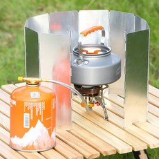 10단 폴딩형 캠핑버너바람막이, 1개