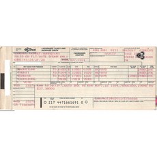 Thai Airways 機票, 1個