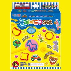 종이나라 클레이도구 SET 아이클레이 점토, 1개