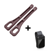 위디키 차량용 수납 확장 세트 틈새 쿠션 커버 사이드 포켓 선그라스 수납, 브라운