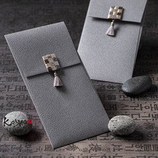 고유세로타슬상품권봉투, 그레이
