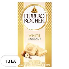 페레로로쉐 초콜릿 바 화이트, 90g, 13개