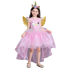 Lopacoya 秘密公主裙 獨角獸 髮帶 仙女之翼 Cosplay 禮盒