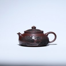 名家手工製作 大寒江 石紅泥 茶壺, 1個, 红褐色