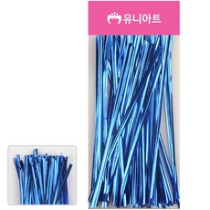 공예철사 빵끈 끈 파랑 선물포장 1000 _20260201EA