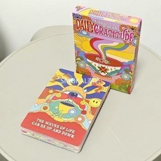 女巫卡塔牌屋 - 10.4*7.3cm日常感恩卡 正反雙面 桌遊 卡牌遊戲 英文桌遊 占卜Daily Gratitude, 1個, 日常感恩卡