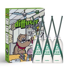 무무네 웁스 디퓨저, 3개, 500ml, 브리지 가든