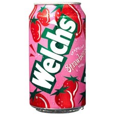 농심 웰치스 딸기, 355ml, 3개