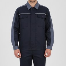 지스터프 춘추 회사 상의 근무복 유니폼 안전제일 점퍼