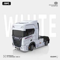 問南風 迷你遙控卡車 雙人對戰 兒童玩具 親子互動, 1個, 雅典白【全比例+陀螺儀】單隻