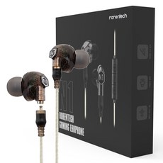 로랜텍 VJJB 프리미엄 인이어 이어폰, N1, 투명블랙