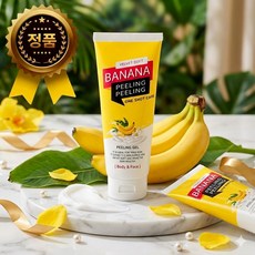 [2026 NEW] 바나나 필링젤 각질제거 스크럽 본품 200ml *6개, 1.2L, 1개