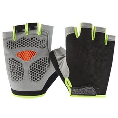 HUWAI 健身手套，掌心加厚保護，可調節手腕支撐, 半指防滑減震, 1個