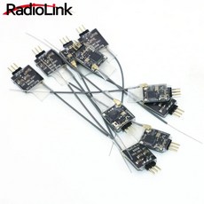 Radiolink-R6DSM 2.4G 10 채널 수신기 라디오 링크 송신기용 DSSS FHSS 확산 AT9 AT9S AT10 AT10II, 2 pieces